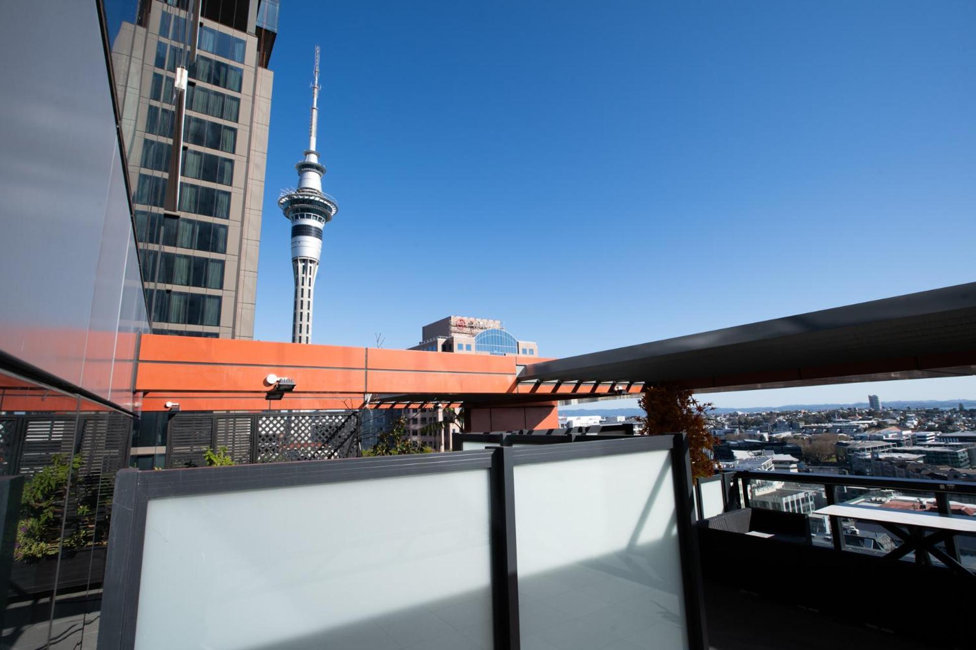 天空城景 海景 私人大阳台公寓 Auckland Dış mekan fotoğraf
